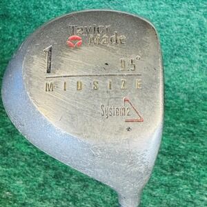 Vintage TaylorMade MIDSIZE System2 1 Driver Mens RH 9.5° True Temper R300 Steel